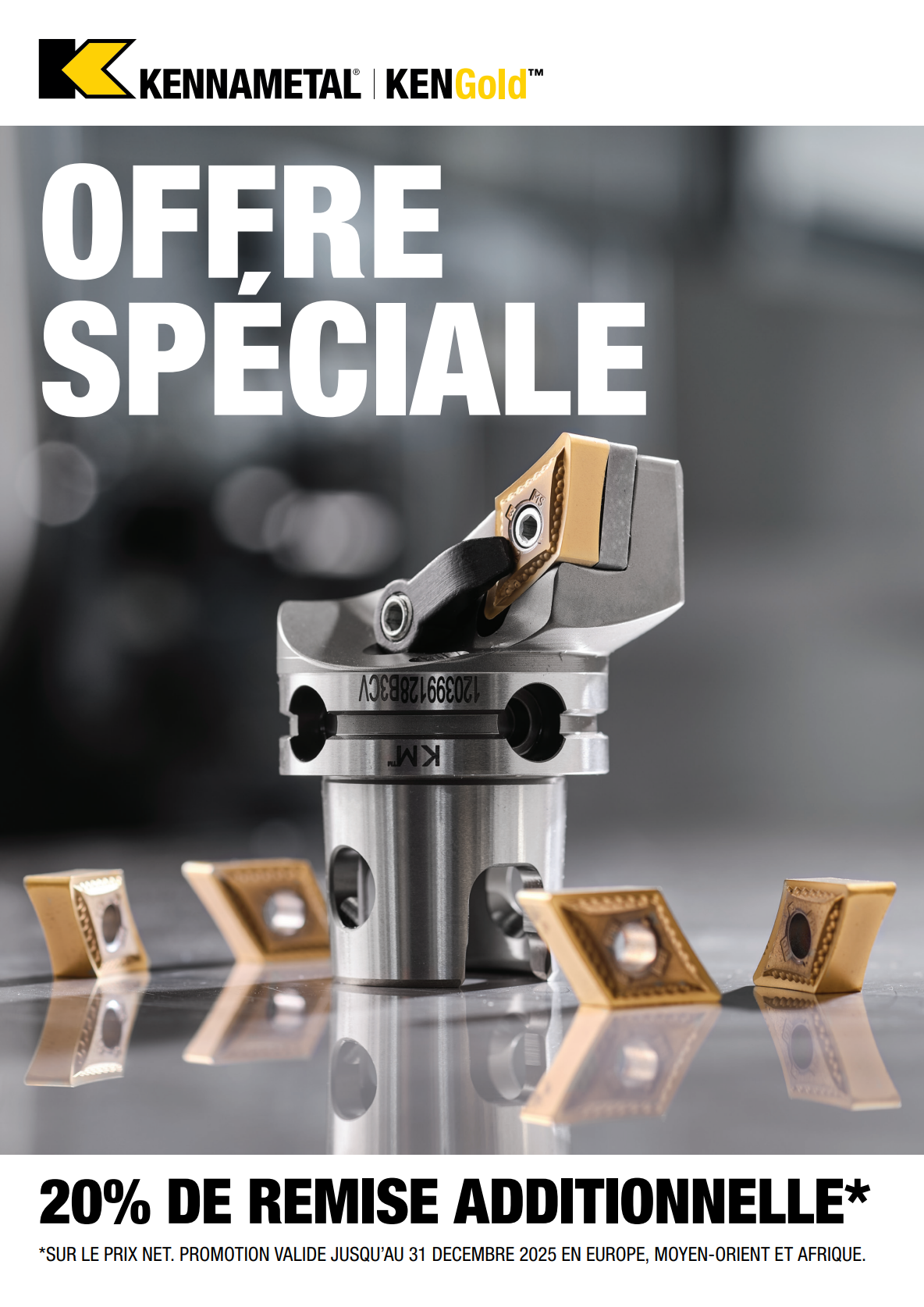 KENNAMETAL - Offre Spécial 20% de remise additionnelle